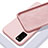 Silikon Hülle Handyhülle Ultra Dünn Schutzhülle Flexible 360 Grad Ganzkörper Tasche C02 für Huawei Honor V30 Pro 5G Rosa