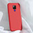 Silikon Hülle Handyhülle Ultra Dünn Schutzhülle Flexible 360 Grad Ganzkörper Tasche C04 für Huawei Mate 20 X 5G Rot