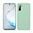 Silikon Hülle Handyhülle Ultra Dünn Schutzhülle Flexible 360 Grad Ganzkörper Tasche C04 für Samsung Galaxy Note 10 Grün