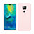 Silikon Hülle Handyhülle Ultra Dünn Schutzhülle Flexible 360 Grad Ganzkörper Tasche C05 für Huawei Mate 20 X 5G Rosa