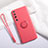 Silikon Hülle Handyhülle Ultra Dünn Schutzhülle Flexible Tasche Silikon mit Magnetisch Fingerring Ständer T01 für Xiaomi Mi 10 Rot