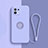 Silikon Hülle Handyhülle Ultra Dünn Schutzhülle Flexible Tasche Silikon mit Magnetisch Fingerring Ständer T01 für Xiaomi Mi 11 Lite 5G Helles Lila