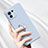 Silikon Hülle Handyhülle Ultra Dünn Schutzhülle Flexible Tasche Silikon mit Magnetisch Fingerring Ständer T02 für Xiaomi Mi 11 5G