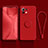Silikon Hülle Handyhülle Ultra Dünn Schutzhülle Flexible Tasche Silikon mit Magnetisch Fingerring Ständer T03 für Xiaomi Mi 11 Lite 5G NE Rot