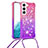 Silikon Hülle Handyhülle Ultra Dünn Schutzhülle Tasche Durchsichtig Farbverlauf Y01B für Samsung Galaxy S21 5G