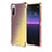 Silikon Hülle Handyhülle Ultra Dünn Schutzhülle Tasche Durchsichtig Transparent Farbverlauf für Sony Xperia 10 III SO-52B Gold