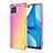 Silikon Hülle Handyhülle Ultra Dünn Schutzhülle Tasche Durchsichtig Transparent Farbverlauf G01 für Oppo F17 Pro