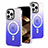 Silikon Hülle Handyhülle Ultra Dünn Schutzhülle Tasche Durchsichtig Transparent Farbverlauf mit Mag-Safe Magnetic Magnetisch für Apple iPhone 13 Pro