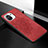 Silikon Hülle Handyhülle Ultra Dünn Schutzhülle Tasche Flexible mit Magnetisch A08 für Xiaomi Mi 11 Lite 5G Rot