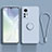Silikon Hülle Handyhülle Ultra Dünn Schutzhülle Tasche Flexible mit Magnetisch Fingerring Ständer A01 für Xiaomi Mi 12S Pro 5G Hellblau
