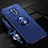 Silikon Hülle Handyhülle Ultra Dünn Schutzhülle Tasche Flexible mit Magnetisch Fingerring Ständer A01 für Xiaomi Redmi 10X Pro 5G Blau