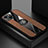 Silikon Hülle Handyhülle Ultra Dünn Schutzhülle Tasche Flexible mit Magnetisch Fingerring Ständer A04 für Apple iPhone 13 Mini