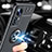 Silikon Hülle Handyhülle Ultra Dünn Schutzhülle Tasche Flexible mit Magnetisch Fingerring Ständer A05 für Xiaomi Mi 12 5G