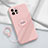 Silikon Hülle Handyhülle Ultra Dünn Schutzhülle Tasche Flexible mit Magnetisch Fingerring Ständer A06 für Apple iPhone 14 Pro Max Rosa