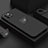 Silikon Hülle Handyhülle Ultra Dünn Schutzhülle Tasche Flexible mit Magnetisch Fingerring Ständer A07 für Apple iPhone 15 Pro Max Schwarz