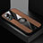 Silikon Hülle Handyhülle Ultra Dünn Schutzhülle Tasche Flexible mit Magnetisch Fingerring Ständer A07 für Xiaomi Mi 12 Pro 5G Braun