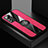 Silikon Hülle Handyhülle Ultra Dünn Schutzhülle Tasche Flexible mit Magnetisch Fingerring Ständer A07 für Xiaomi Mi 12S Pro 5G Rot