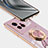 Silikon Hülle Handyhülle Ultra Dünn Schutzhülle Tasche Flexible mit Magnetisch Fingerring Ständer AN2 für Vivo X80 5G