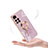 Silikon Hülle Handyhülle Ultra Dünn Schutzhülle Tasche Flexible mit Magnetisch Fingerring Ständer AN2 für Xiaomi Redmi Note 11 5G