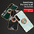 Silikon Hülle Handyhülle Ultra Dünn Schutzhülle Tasche Flexible mit Magnetisch Fingerring Ständer für Sony Xperia 10 III SO-52B