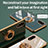 Silikon Hülle Handyhülle Ultra Dünn Schutzhülle Tasche Flexible mit Magnetisch Fingerring Ständer für Sony Xperia Ace II