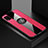 Silikon Hülle Handyhülle Ultra Dünn Schutzhülle Tasche Flexible mit Magnetisch Fingerring Ständer für Xiaomi Mi 10 Lite Pink