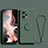 Silikon Hülle Handyhülle Ultra Dünn Schutzhülle Tasche Flexible mit Magnetisch Fingerring Ständer für Xiaomi Redmi Note 12 Pro+ Plus 5G Nachtgrün