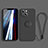 Silikon Hülle Handyhülle Ultra Dünn Schutzhülle Tasche Flexible mit Magnetisch Fingerring Ständer G02 für Apple iPhone 14 Plus Schwarz