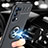 Silikon Hülle Handyhülle Ultra Dünn Schutzhülle Tasche Flexible mit Magnetisch Fingerring Ständer JM1 für Oppo A74 5G