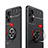 Silikon Hülle Handyhülle Ultra Dünn Schutzhülle Tasche Flexible mit Magnetisch Fingerring Ständer JM1 für Oppo A96 5G