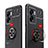 Silikon Hülle Handyhülle Ultra Dünn Schutzhülle Tasche Flexible mit Magnetisch Fingerring Ständer JM1 für Realme Narzo 50 5G