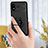 Silikon Hülle Handyhülle Ultra Dünn Schutzhülle Tasche Flexible mit Magnetisch Fingerring Ständer JM1 für Samsung Galaxy A01 Core