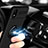 Silikon Hülle Handyhülle Ultra Dünn Schutzhülle Tasche Flexible mit Magnetisch Fingerring Ständer JM1 für Samsung Galaxy A01 Core