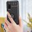 Silikon Hülle Handyhülle Ultra Dünn Schutzhülle Tasche Flexible mit Magnetisch Fingerring Ständer JM1 für Samsung Galaxy A03s
