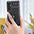 Silikon Hülle Handyhülle Ultra Dünn Schutzhülle Tasche Flexible mit Magnetisch Fingerring Ständer JM1 für Samsung Galaxy A15 4G