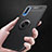 Silikon Hülle Handyhülle Ultra Dünn Schutzhülle Tasche Flexible mit Magnetisch Fingerring Ständer JM1 für Samsung Galaxy A70