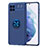 Silikon Hülle Handyhülle Ultra Dünn Schutzhülle Tasche Flexible mit Magnetisch Fingerring Ständer JM1 für Samsung Galaxy F62 5G