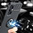 Silikon Hülle Handyhülle Ultra Dünn Schutzhülle Tasche Flexible mit Magnetisch Fingerring Ständer JM2 für Oppo F21 Pro 5G