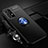 Silikon Hülle Handyhülle Ultra Dünn Schutzhülle Tasche Flexible mit Magnetisch Fingerring Ständer JM3 für Samsung Galaxy A52 5G