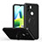Silikon Hülle Handyhülle Ultra Dünn Schutzhülle Tasche Flexible mit Magnetisch Fingerring Ständer QW1 für Xiaomi Redmi A1 Plus