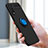 Silikon Hülle Handyhülle Ultra Dünn Schutzhülle Tasche Flexible mit Magnetisch Fingerring Ständer SD1 für Vivo Y50t