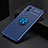 Silikon Hülle Handyhülle Ultra Dünn Schutzhülle Tasche Flexible mit Magnetisch Fingerring Ständer SD1 für Vivo Y53s t2 Blau