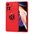 Silikon Hülle Handyhülle Ultra Dünn Schutzhülle Tasche Flexible mit Magnetisch Fingerring Ständer SD1 für Xiaomi Mi 11i 5G (2022)