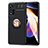Silikon Hülle Handyhülle Ultra Dünn Schutzhülle Tasche Flexible mit Magnetisch Fingerring Ständer SD1 für Xiaomi Mi 11i 5G (2022) Gold und Schwarz