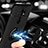 Silikon Hülle Handyhülle Ultra Dünn Schutzhülle Tasche Flexible mit Magnetisch Fingerring Ständer SD1 für Xiaomi Redmi 9 Prime India