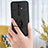 Silikon Hülle Handyhülle Ultra Dünn Schutzhülle Tasche Flexible mit Magnetisch Fingerring Ständer SD1 für Xiaomi Redmi 9 Prime India