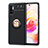 Silikon Hülle Handyhülle Ultra Dünn Schutzhülle Tasche Flexible mit Magnetisch Fingerring Ständer SD1 für Xiaomi Redmi Note 10 5G