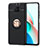 Silikon Hülle Handyhülle Ultra Dünn Schutzhülle Tasche Flexible mit Magnetisch Fingerring Ständer SD1 für Xiaomi Redmi Note 9T 5G
