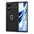 Silikon Hülle Handyhülle Ultra Dünn Schutzhülle Tasche Flexible mit Magnetisch Fingerring Ständer SD2 für Oppo Reno10 Pro 5G