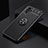Silikon Hülle Handyhülle Ultra Dünn Schutzhülle Tasche Flexible mit Magnetisch Fingerring Ständer SD2 für Xiaomi Poco M5S Schwarz